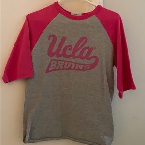 UCLA pink/grey crew neck